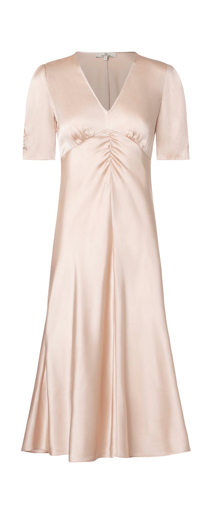 3126 Smooth dress Solid Taupe