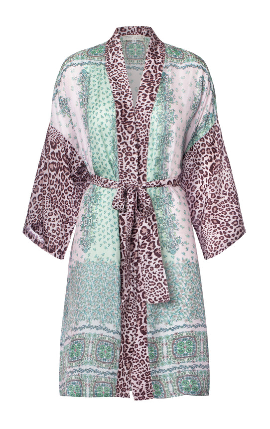 3172 Short Kimono Hedgy Green