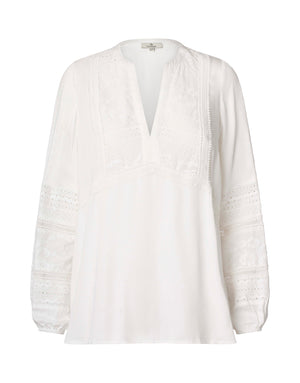 3196 Coline blouse Solid White