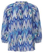 Angela blouse / 3375 Jive vis - Blue