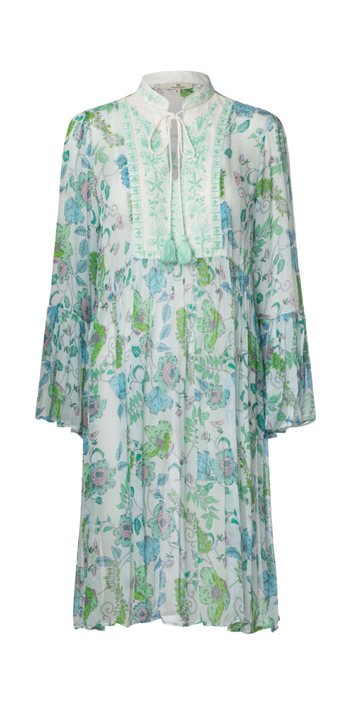 Charlotte Sparre Copenhagen Boheme dress Floral fun Dress Blue
