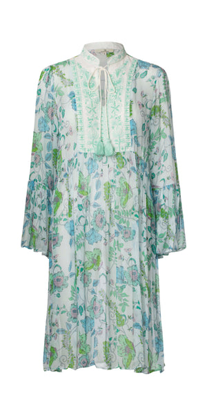Charlotte Sparre Copenhagen Boheme dress Floral fun Dress Blue
