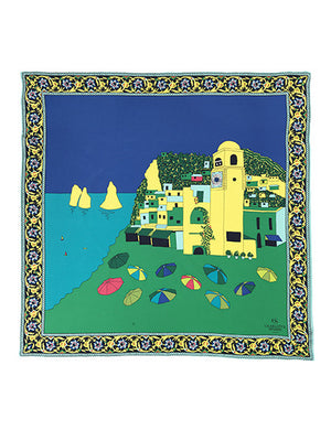 Charlotte Sparre Copenhagen Capri 90x90 cm Scarf Evening