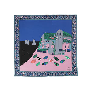Charlotte Sparre Copenhagen Capri 90x90 cm Scarf Night