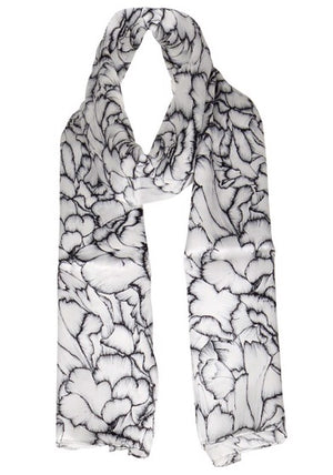 Charlotte Sparre Copenhagen Claudia 90x90 cm Scarf Off white