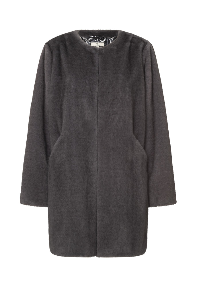 Coat Solid / 3489 Solid - Grey