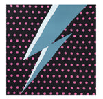 Dots lightning 90x90 / 90-381 Dots lightning 90x90 - Black/Blue