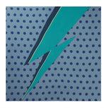 Dots lightning 90x90 / 90-381 Dots lightning 90x90 - Blue/Turquoise