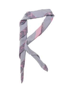 Charlotte Sparre Copenhagen Exotic bird 90x90 cm Scarf Grey/Rose