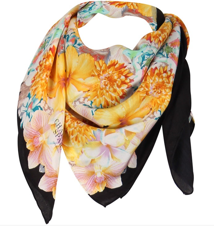 Charlotte Sparre Copenhagen Florence 90x90 cm Scarf Black