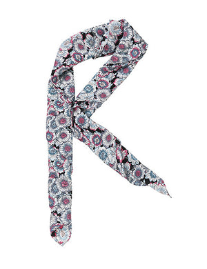 Charlotte Sparre Copenhagen Flower peace 90x90 cm Scarf Black