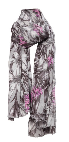 Charlotte Sparre Copenhagen Jungle 100x200 cm Scarf Grey