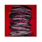 Live today 90x90cm / 90-281 Live today 90x90 - Red