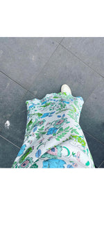 Charlotte Sparre Copenhagen Mermaid skirt Floral fun Skirt Blue