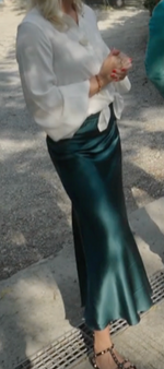 Charlotte Sparre Copenhagen Mermaid skirt Solid Skirt Green