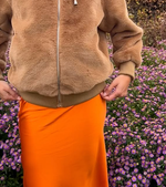 Charlotte Sparre Copenhagen Mermaid skirt Solid Skirt Orange
