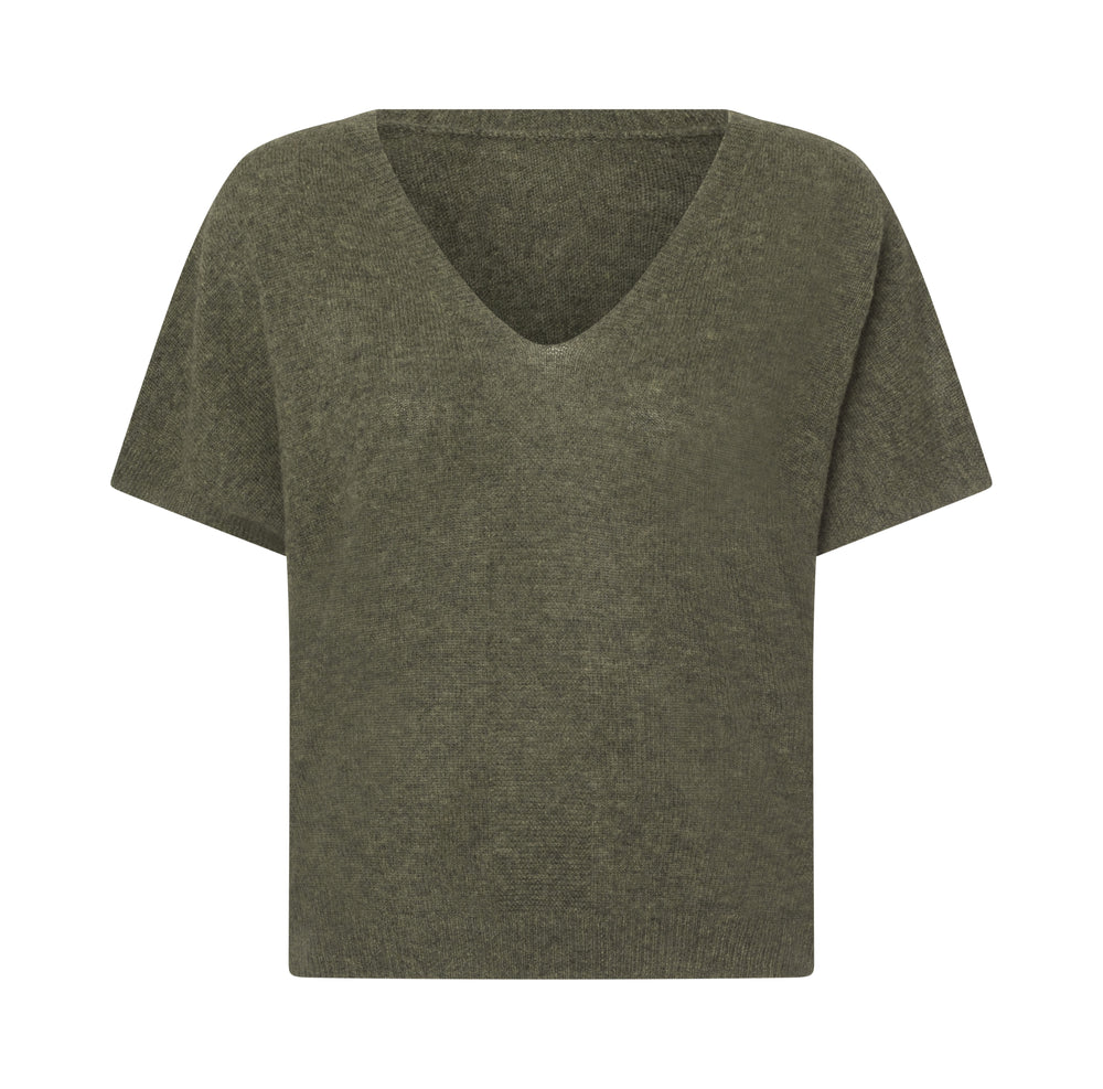 My cashmere top / 3491 Solid - Army