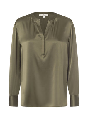 Charlotte Sparre Copenhagen Oui shirt Solid Blouse Kaki