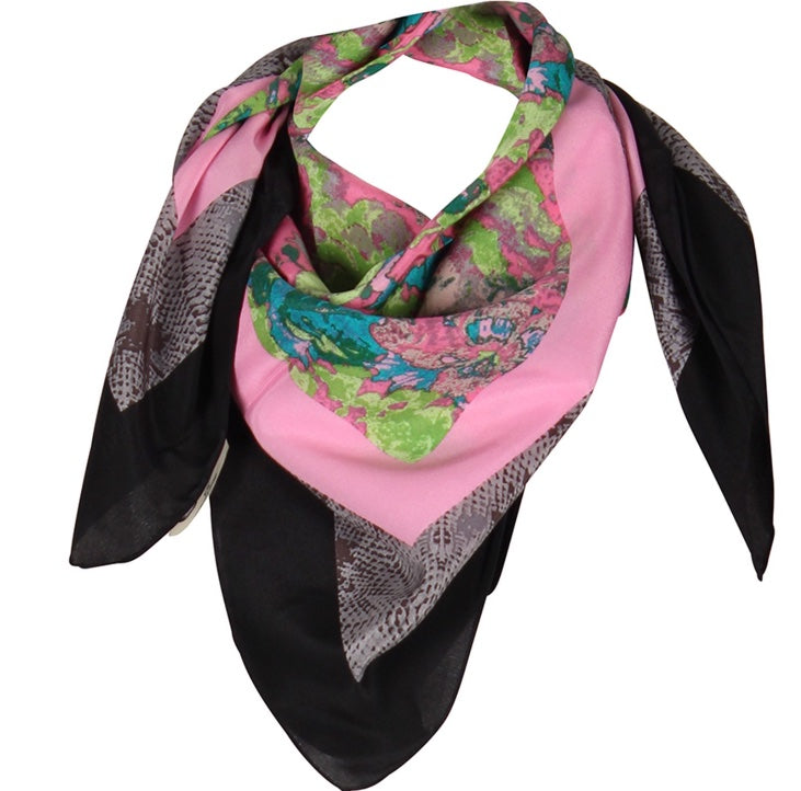 Charlotte Sparre Copenhagen Petra 90x90 cm Scarf Black