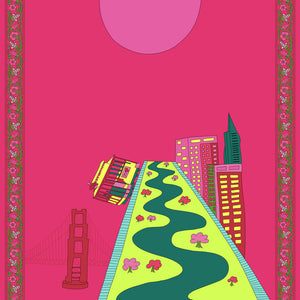 Charlotte Sparre Copenhagen SFO 90x90 cm Scarf Day
