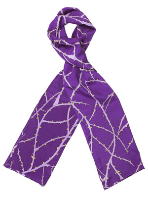 Charlotte Sparre Copenhagen Thorns 35x165 cm Scarf Lilac
