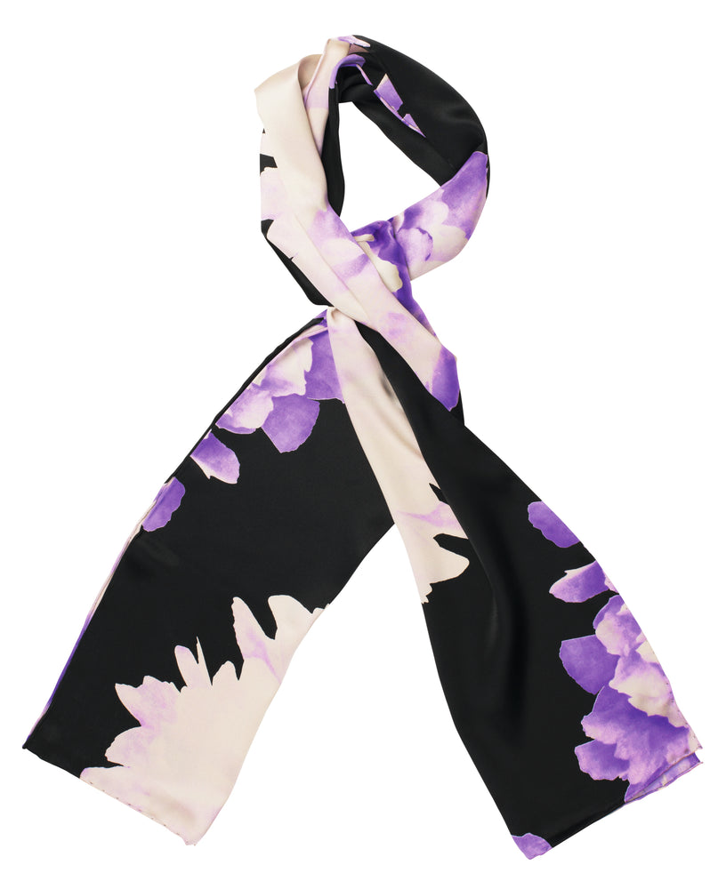 Charlotte Sparre Copenhagen Peony 55x55 cm Scarf Lilac