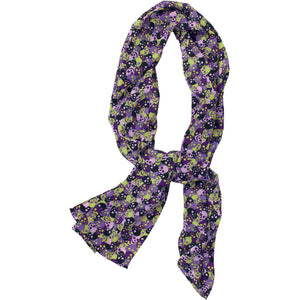 Charlotte Sparre Copenhagen Skull confetti 35x165 cm Scarf Lilac