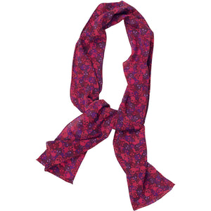 Charlotte Sparre Copenhagen Skull confetti 35x165 cm Scarf Red