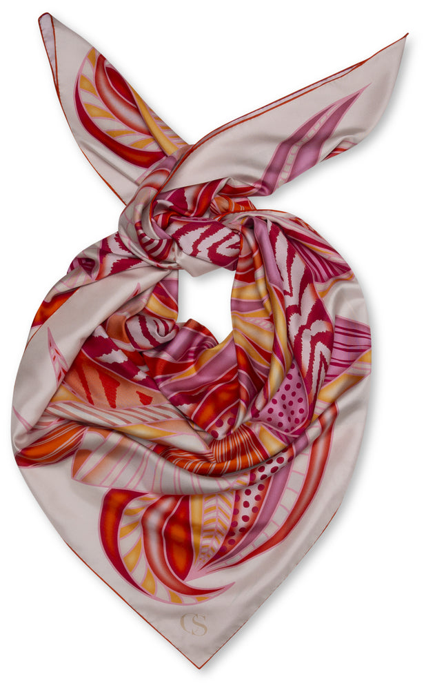 Charlotte Sparre Copenhagen Scarf Scarf Red/Lilac