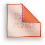 Scarf / SS008 Peace please 65x65 - Orange/Cream