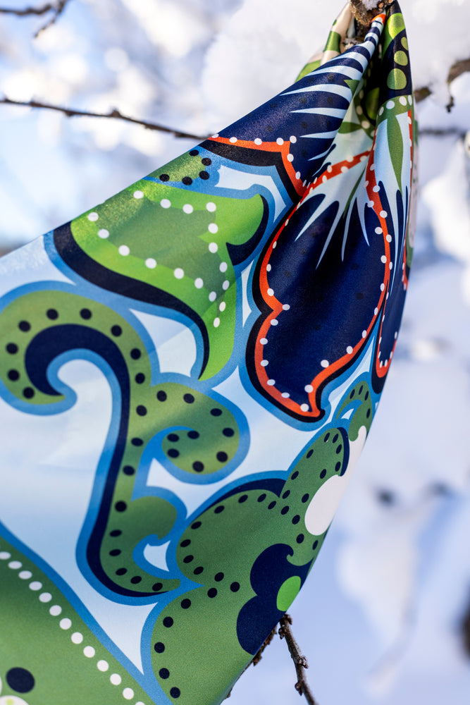 Charlotte Sparre Copenhagen Scarf Scarf Black/Green