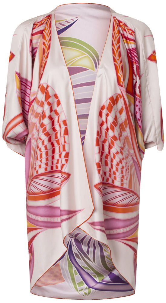Charlotte Sparre Copenhagen Scarf cardi Jacket Red/Lilac