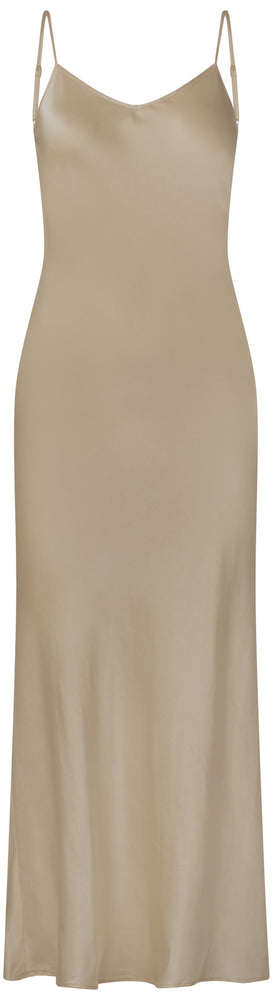 Slim strap dress / 3339 Solid - Cream