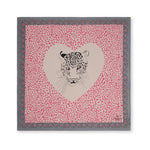 Snow leopard 90x90 cm / 90-350 Snow leopard 90x90 - Rose