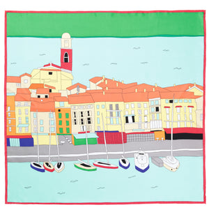 Charlotte Sparre Copenhagen St. Tropez 90x90 cm Scarf Morning