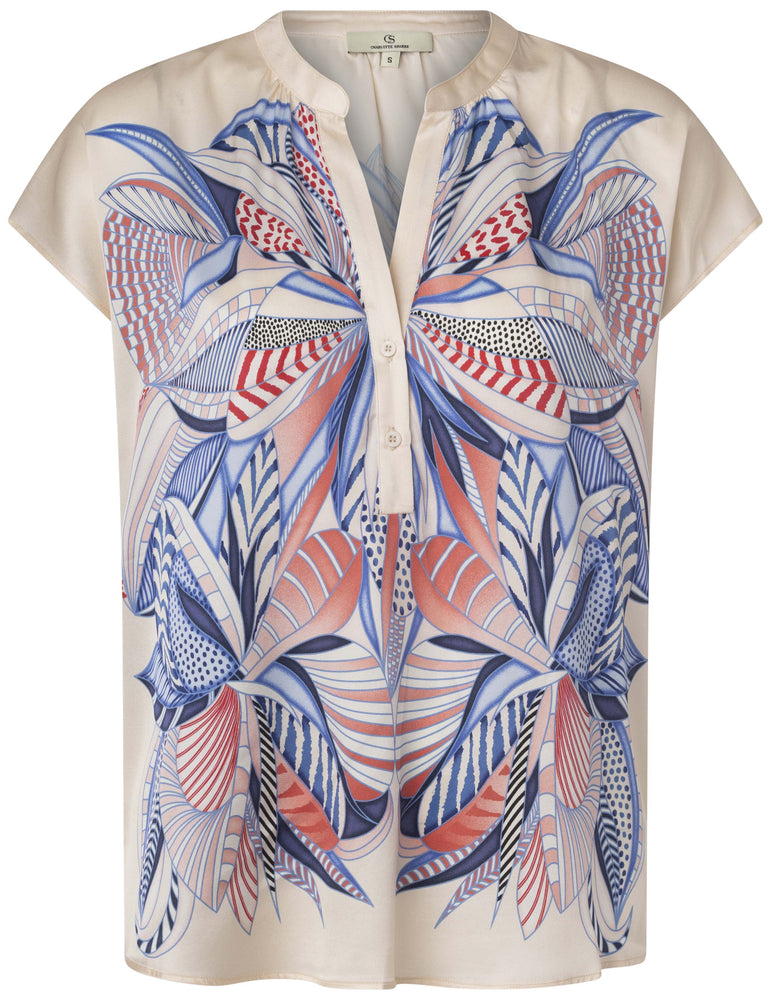 Top top / 3355 Margot - Blue/Red