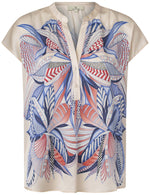 Top top / 3355 Margot - Blue/Red