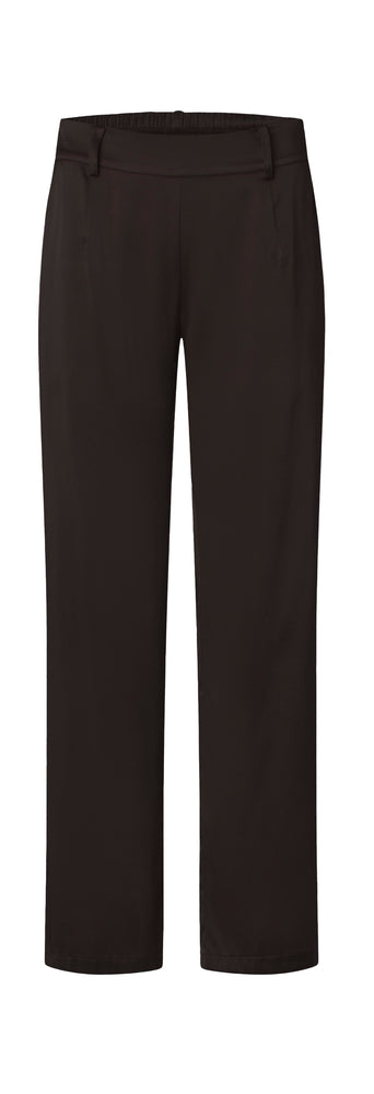 Wide pants / 3334 Solid - Black