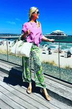 Wide pants Helen / 2954 Helen - Green