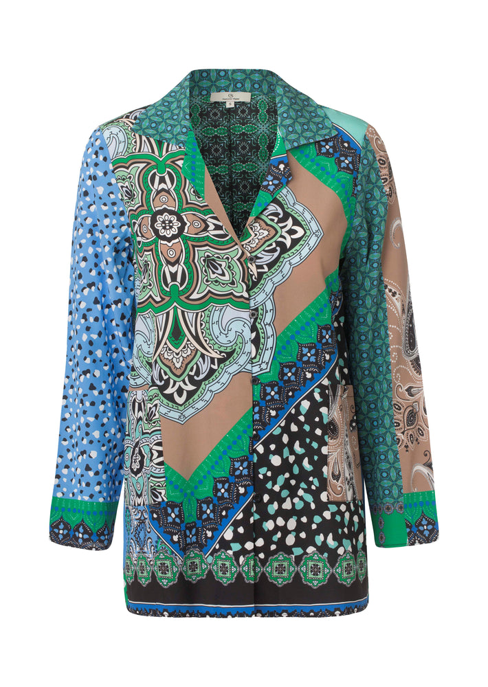 
                
                    Load image into Gallery viewer, 2559 Silk jacket Celina Blue
                
            