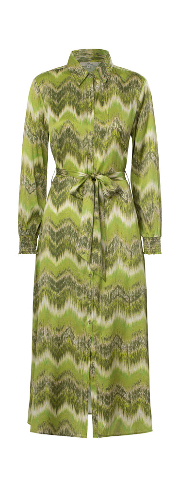 
                
                    Load image into Gallery viewer, 2928 Long shirt dress Noemi Green
                
            