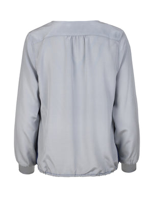 1202 Shoulder blouse Seal Grey
