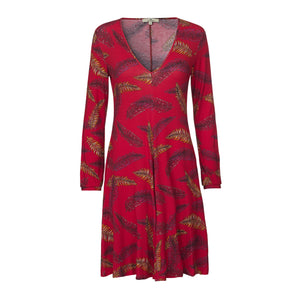 1173 Jersey swing dress Charlotte Red
